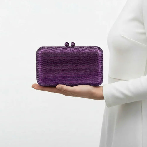 Joie de Vivre Clutch in Purple