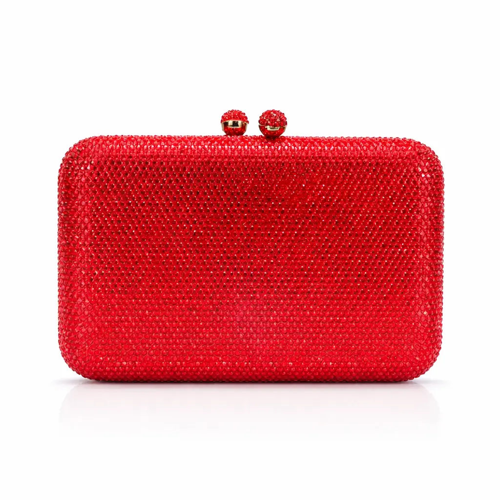 Joie de Vivre Clutch in Red