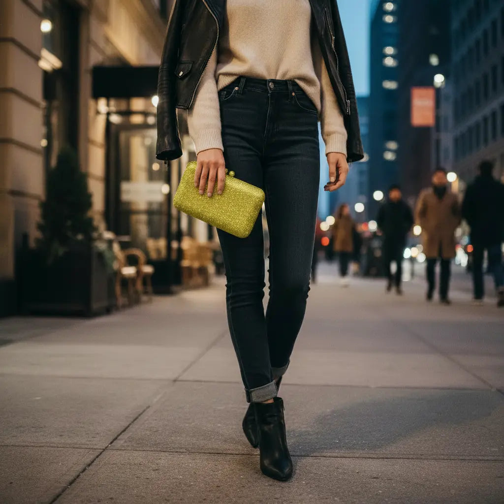 Joie de Vivre Clutch in Yellow