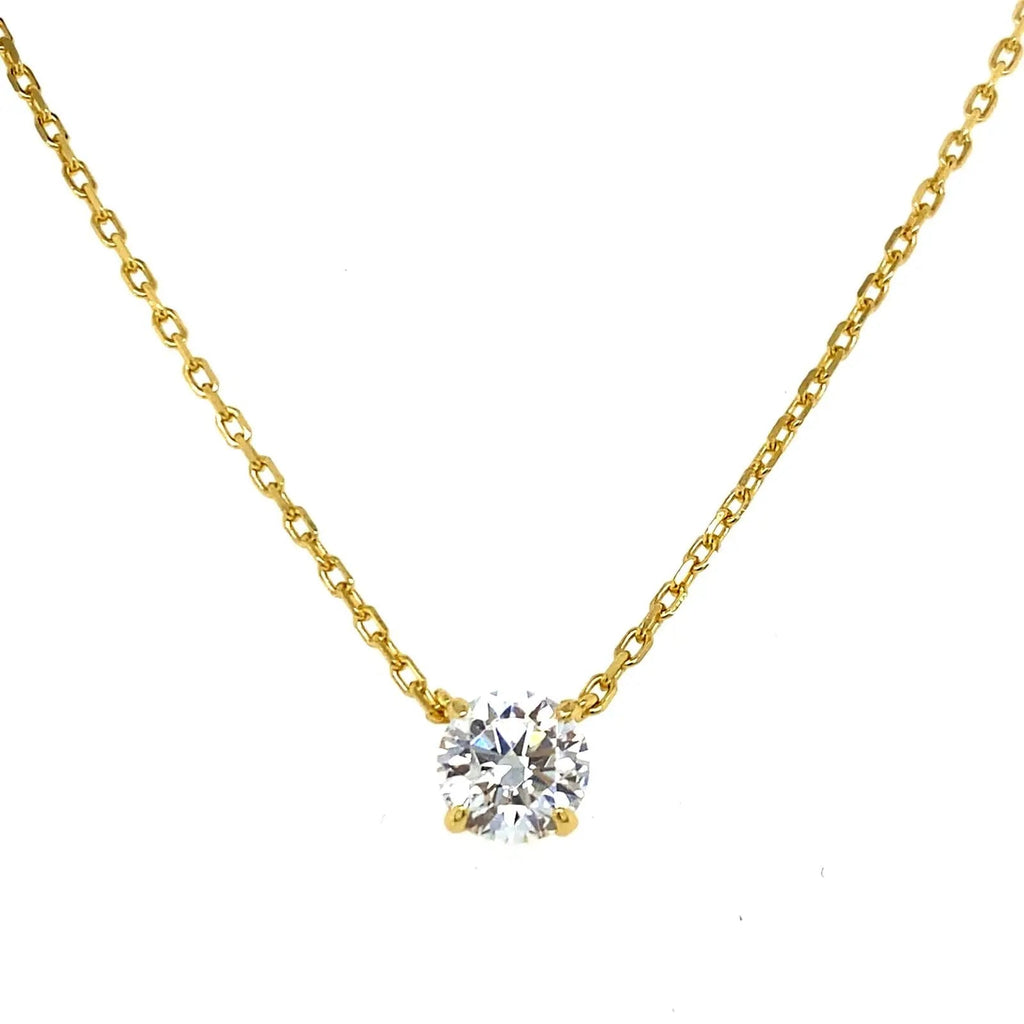 Just Like Diamond Only Better Necklace in 1 Carat