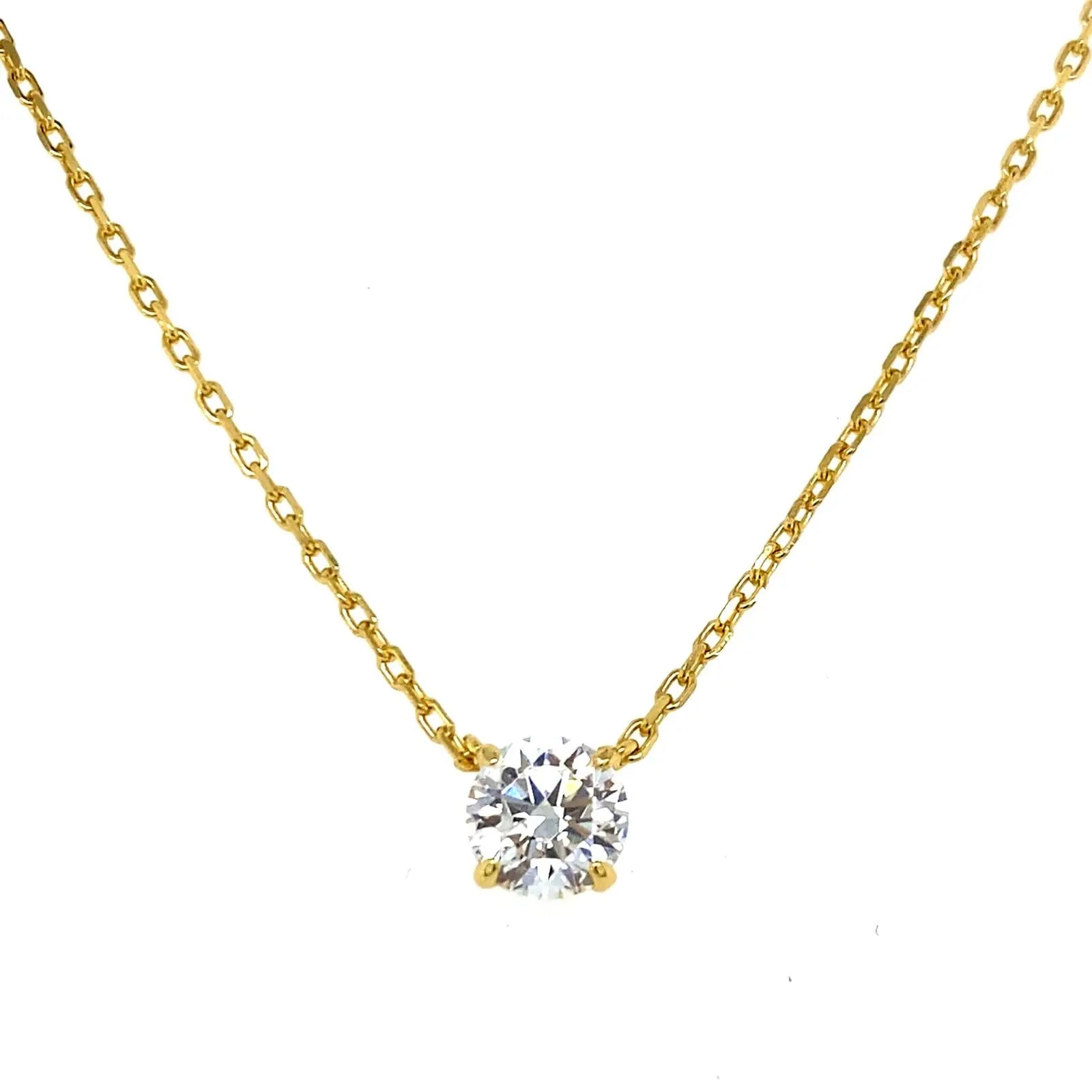 Just Like Diamond Only Better Necklace in 1 Carat