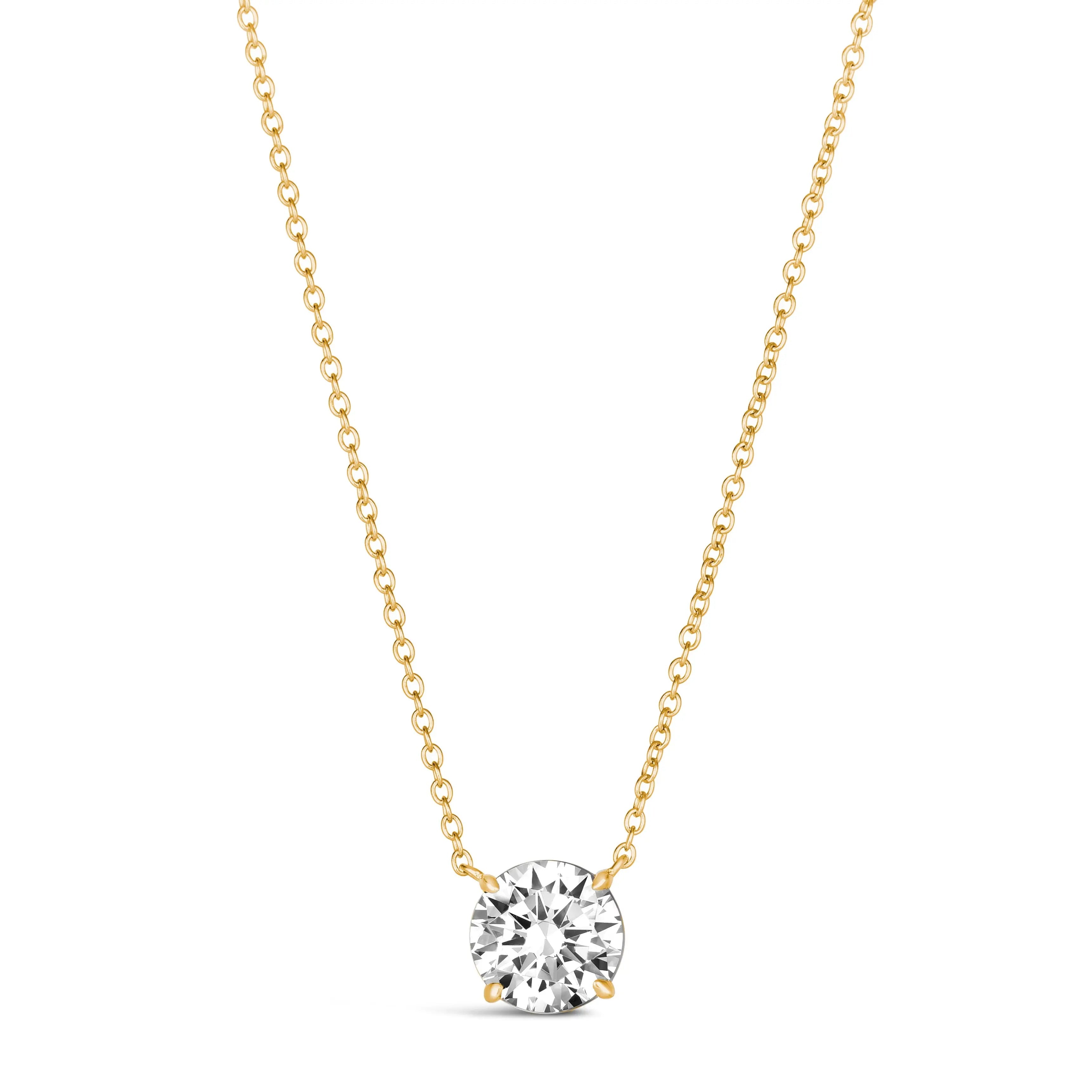 Just Like Diamond Only Better Necklace in 3 Carat