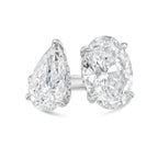 Lab-Grown Pear And Oval Diamond Ring