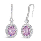Kennedy Crystalline Earrings in Argyle Pink