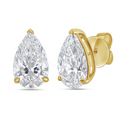 Lab-Grown Pear Diamond Studs