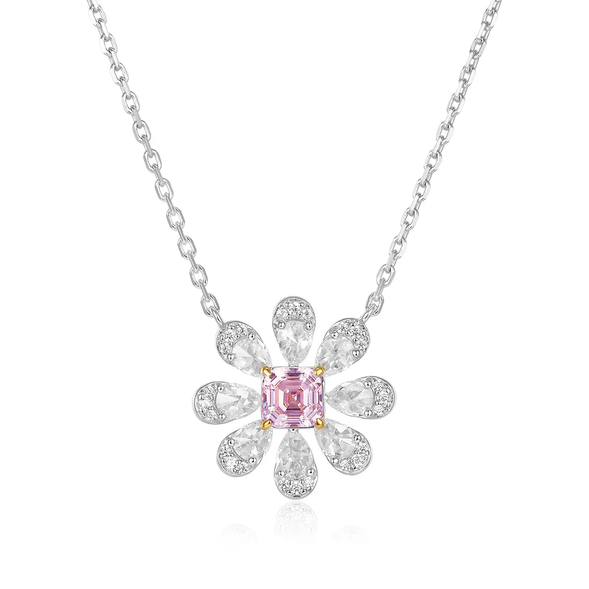 La Marguerite Necklace In Pink