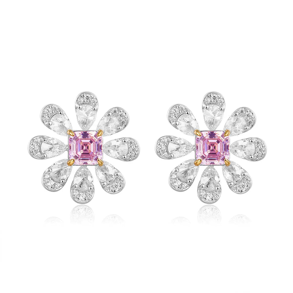 La Marguerite Studs In Pink