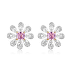 La Marguerite Studs In Pink