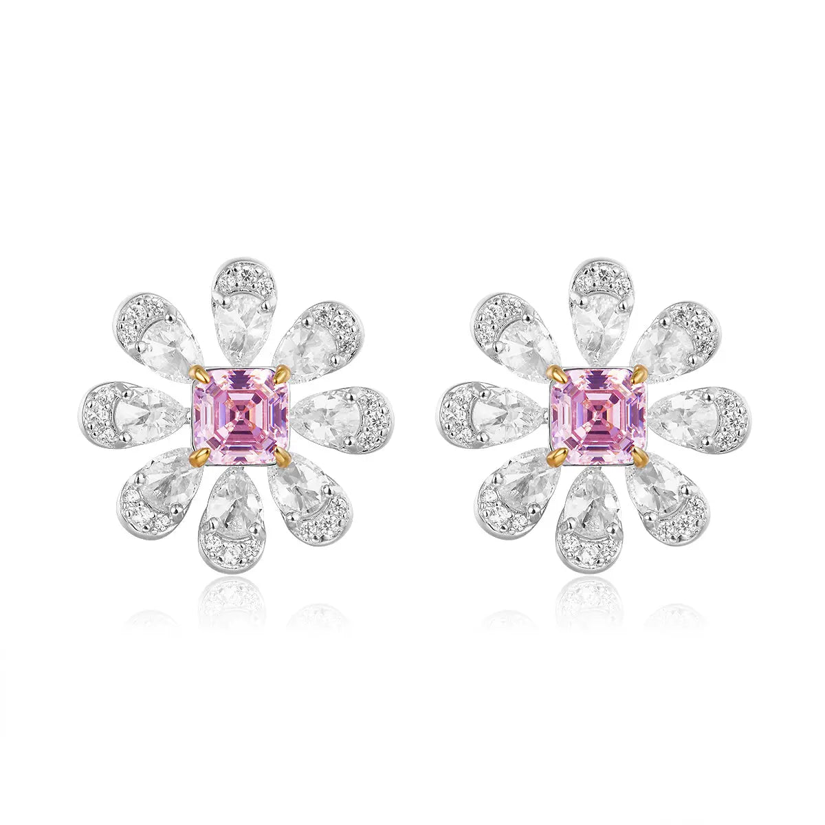 La Marguerite Studs In Pink