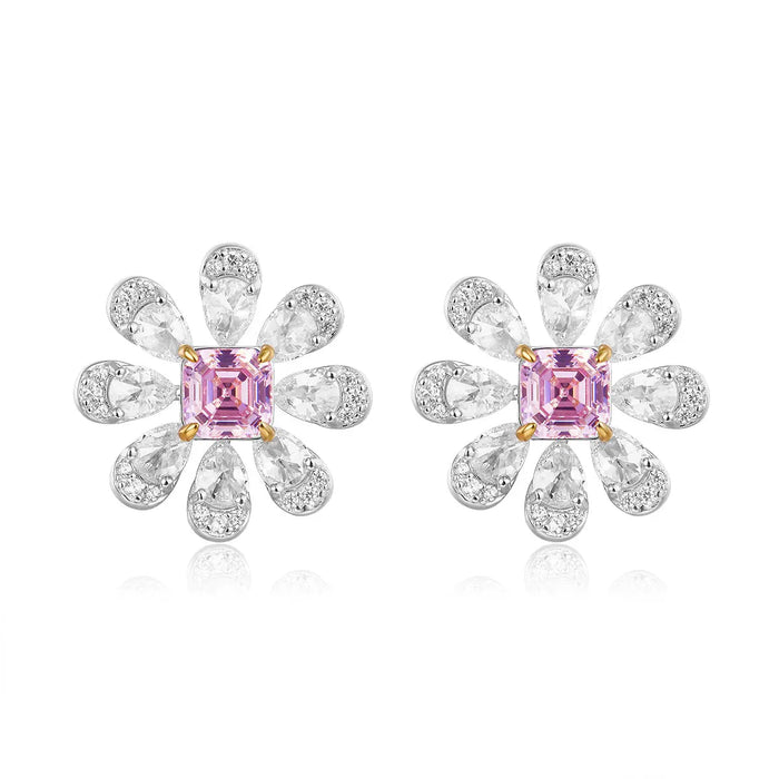 La Marguerite Studs In Pink