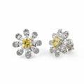 La Marguerite Studs In Yellow