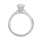 Lab Grown Pear Diamond Solitaire Engagement Ring