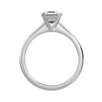 Lab-Grown Princess Cut Solitaire Engagement Ring