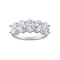 Lab-Grown 5-Stone Oval-Cut Diamond Band