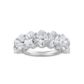 Lab Grown 7 Stone Oval Diamond Band