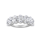 Lab Grown 7 Stone Oval Diamond Band