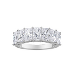 Lab Grown 7 Stone Radiant Diamond Band