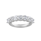 Lab Grown 7 Stone Round Diamond Band