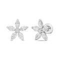 Lab Grown Diamond Flower Studs