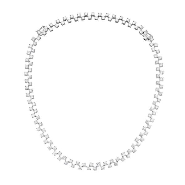 Lab-Grown Floating Diamond Necklace
