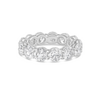 Lab-Grown Round Diamond Eternity Band