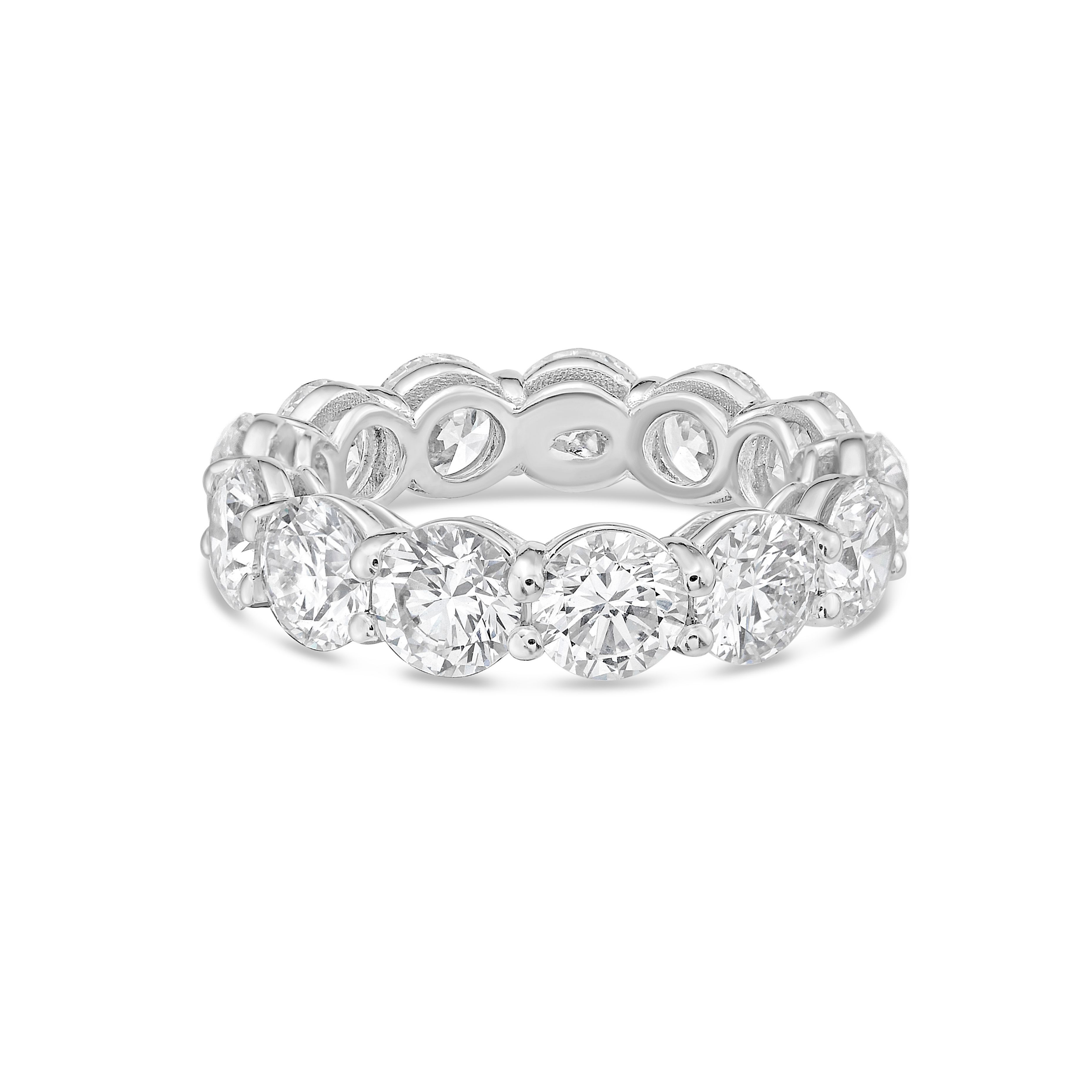 Lab-Grown Round Diamond Eternity Band