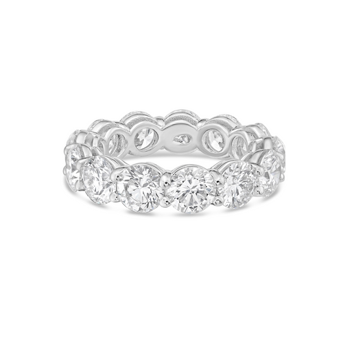Lab-Grown Round Diamond Eternity Band