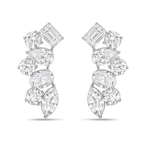 Lab Grown Multi-Cut Diamond Ear Crawlers