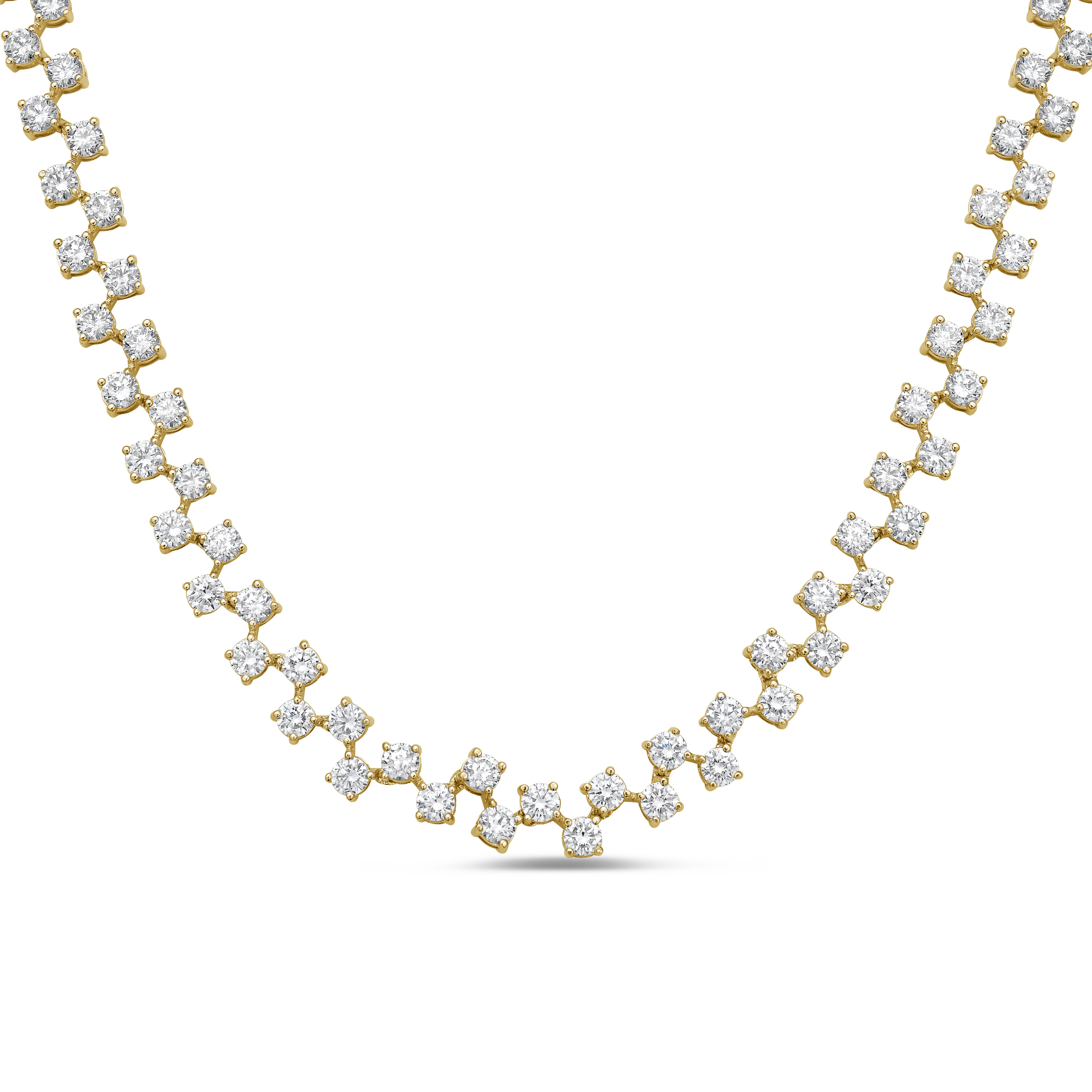 Lab-Grown Floating Diamond Necklace