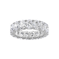 Lab Grown Oval U-Prong Eternity Band