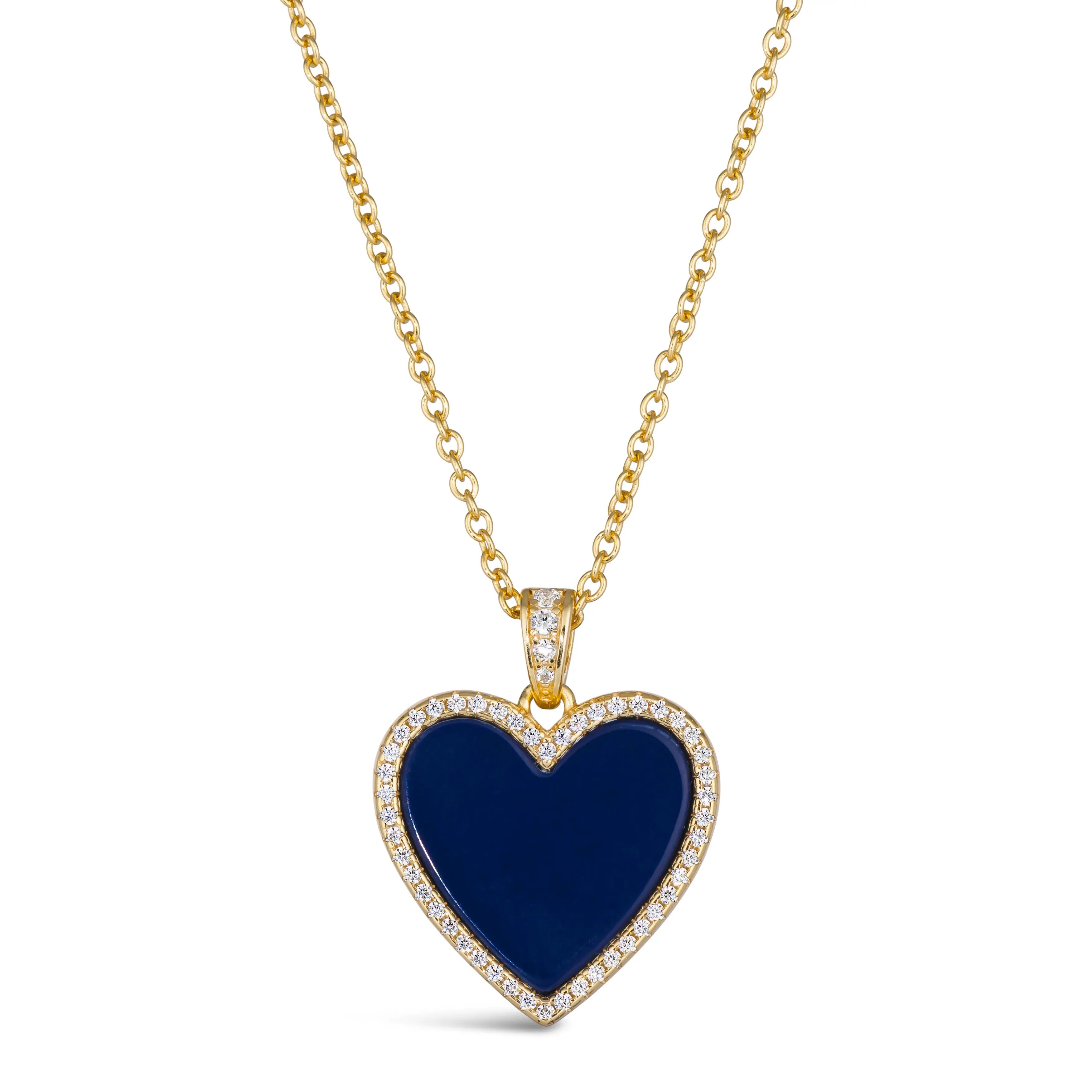 Lapis Lazuli Heart Necklace