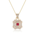 Latte Da Necklace in Ruby