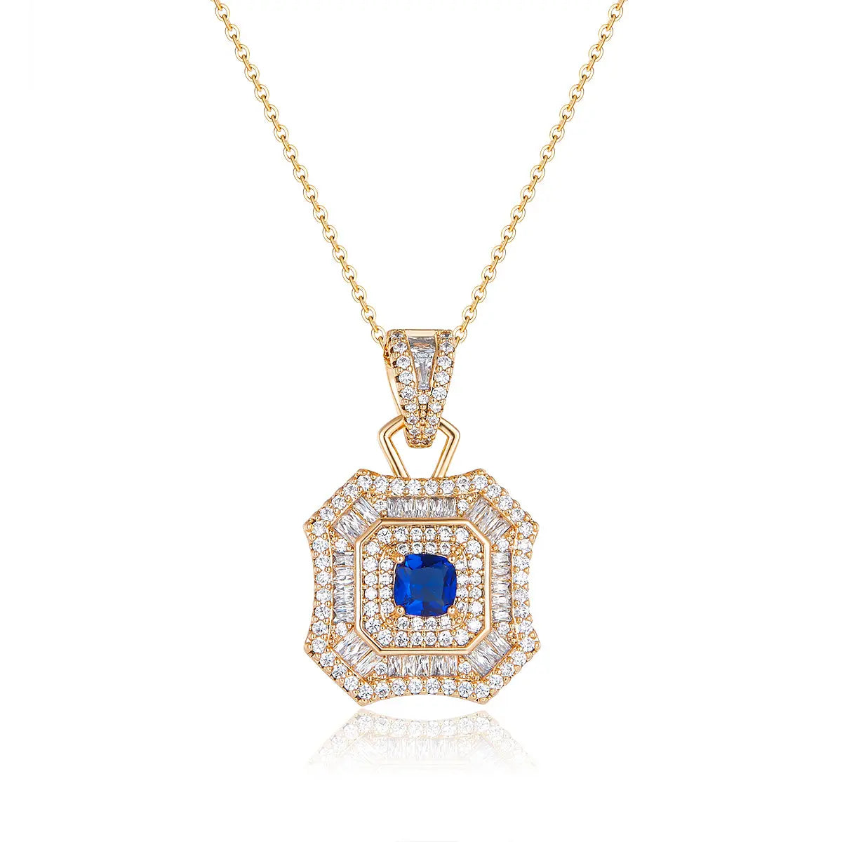 Latte Da Necklace in Sapphire