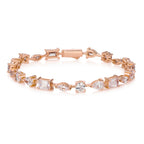 Le Petite Multishaped Diamond Crystalline Bracelet