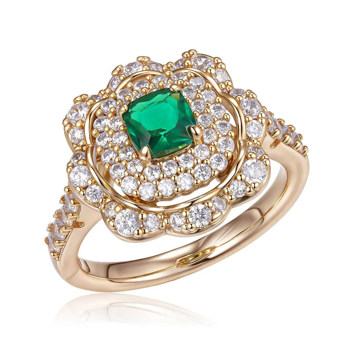 Lina Emerald Ring by AZ Essentials