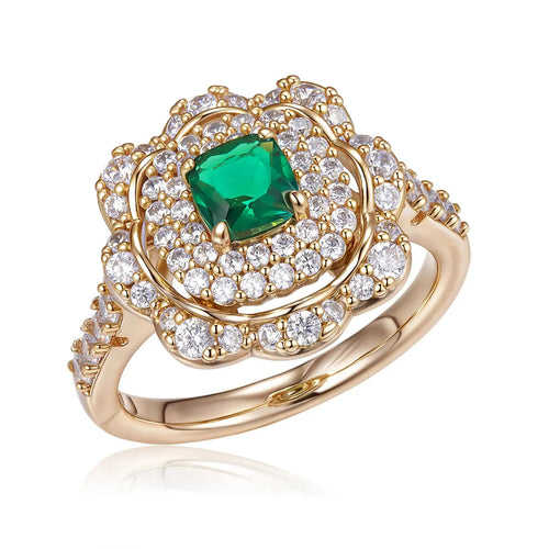 Lina Emerald Ring by AZ Essentials