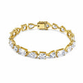 Lisboa 16 Carat Tennis Bracelet Yellow Gold by Kathy Hilton