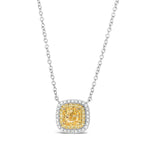 Lucia Brilliante Necklace in Canary Yellow