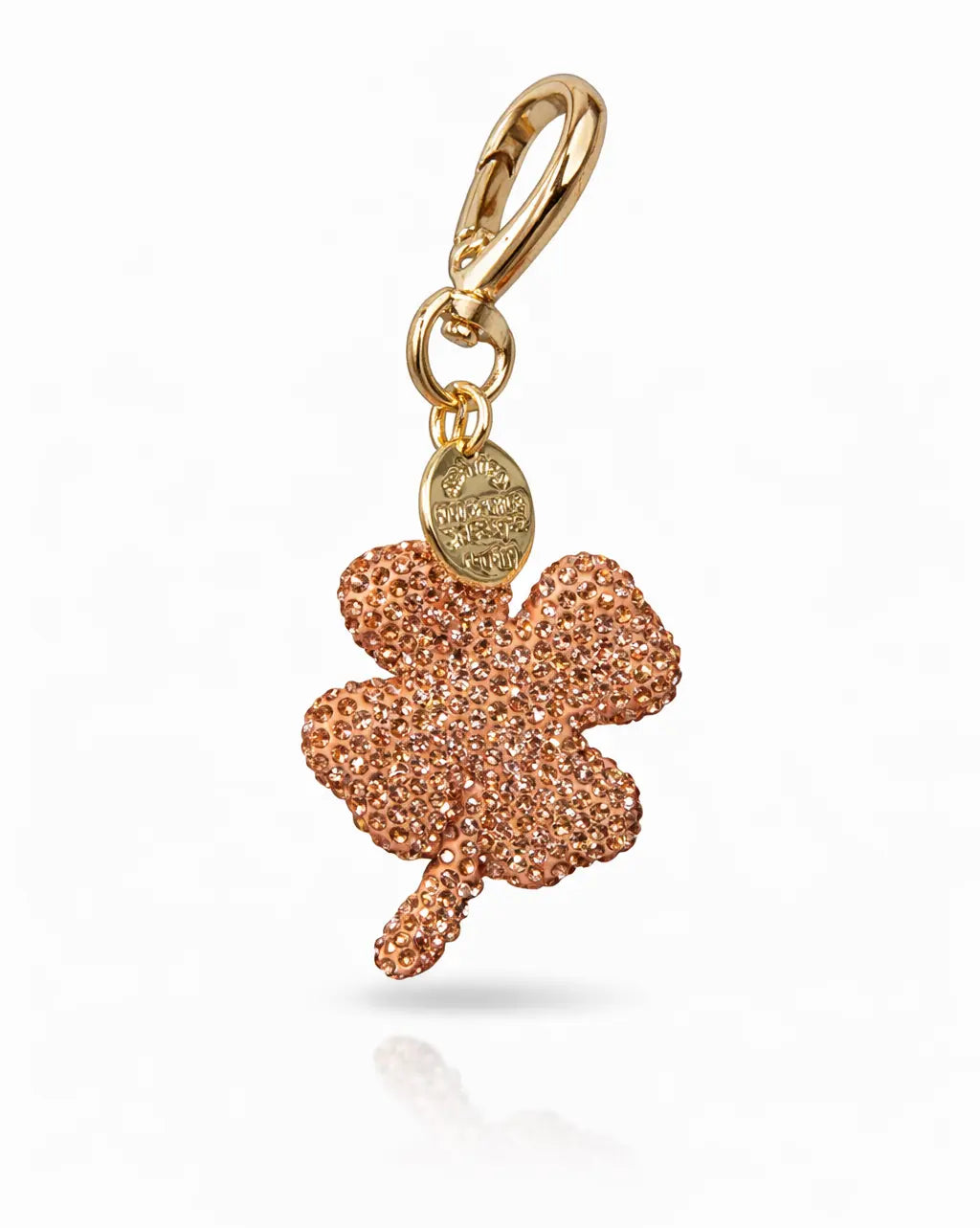 Lucky Clover Charm in Rose Gold