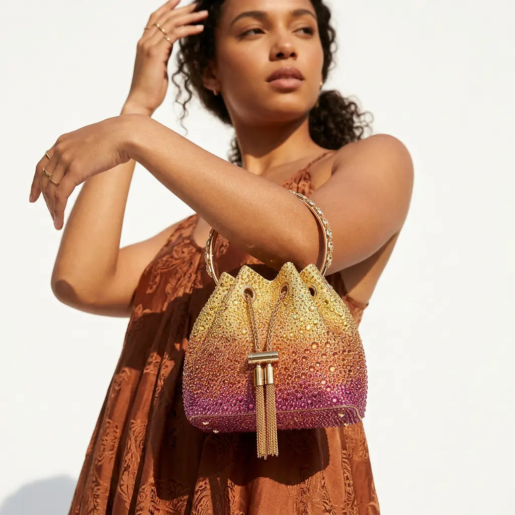 Lush Life Purse in Sunset Gold Ombre