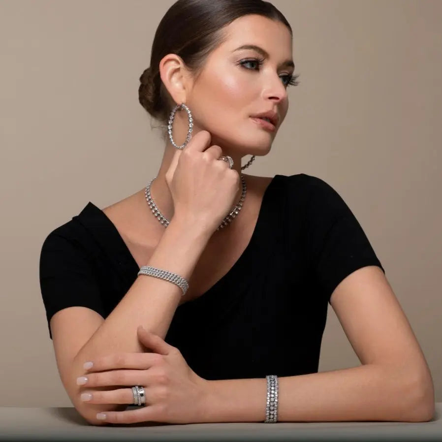 Zig Zag Tennis Bracelet