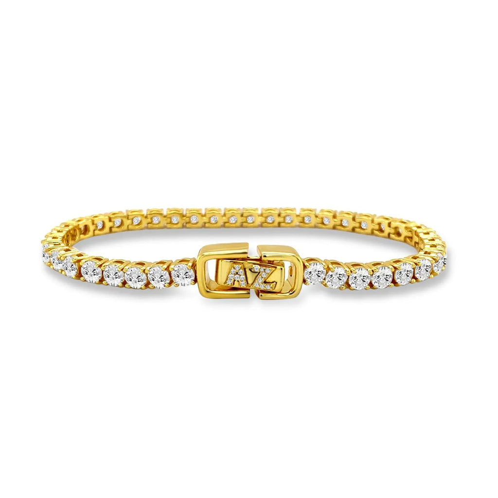 Luxe G Color 10 Carat Bracelet Four Prong in Gold