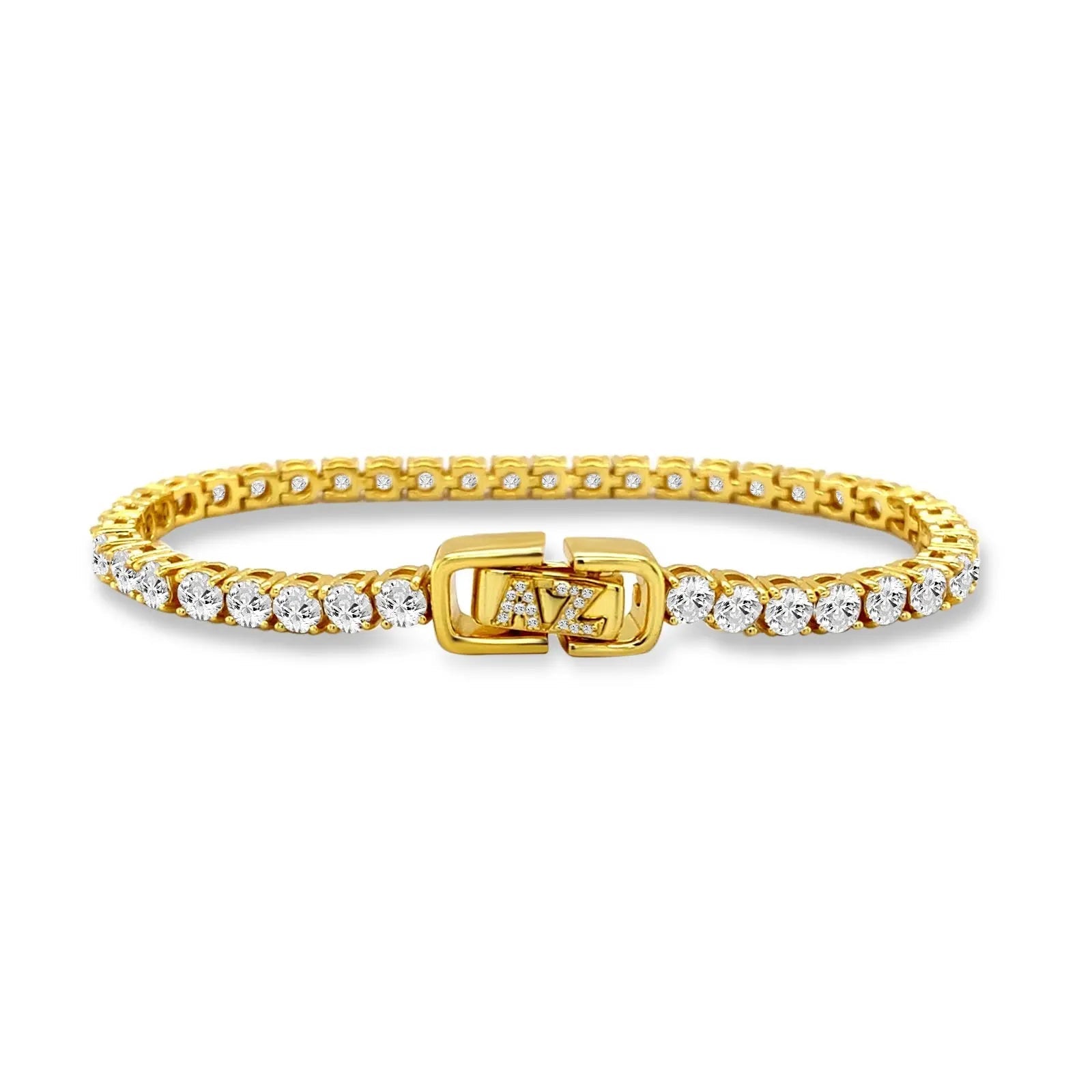 Luxe G Color 10 Carat Bracelet Four Prong in Gold