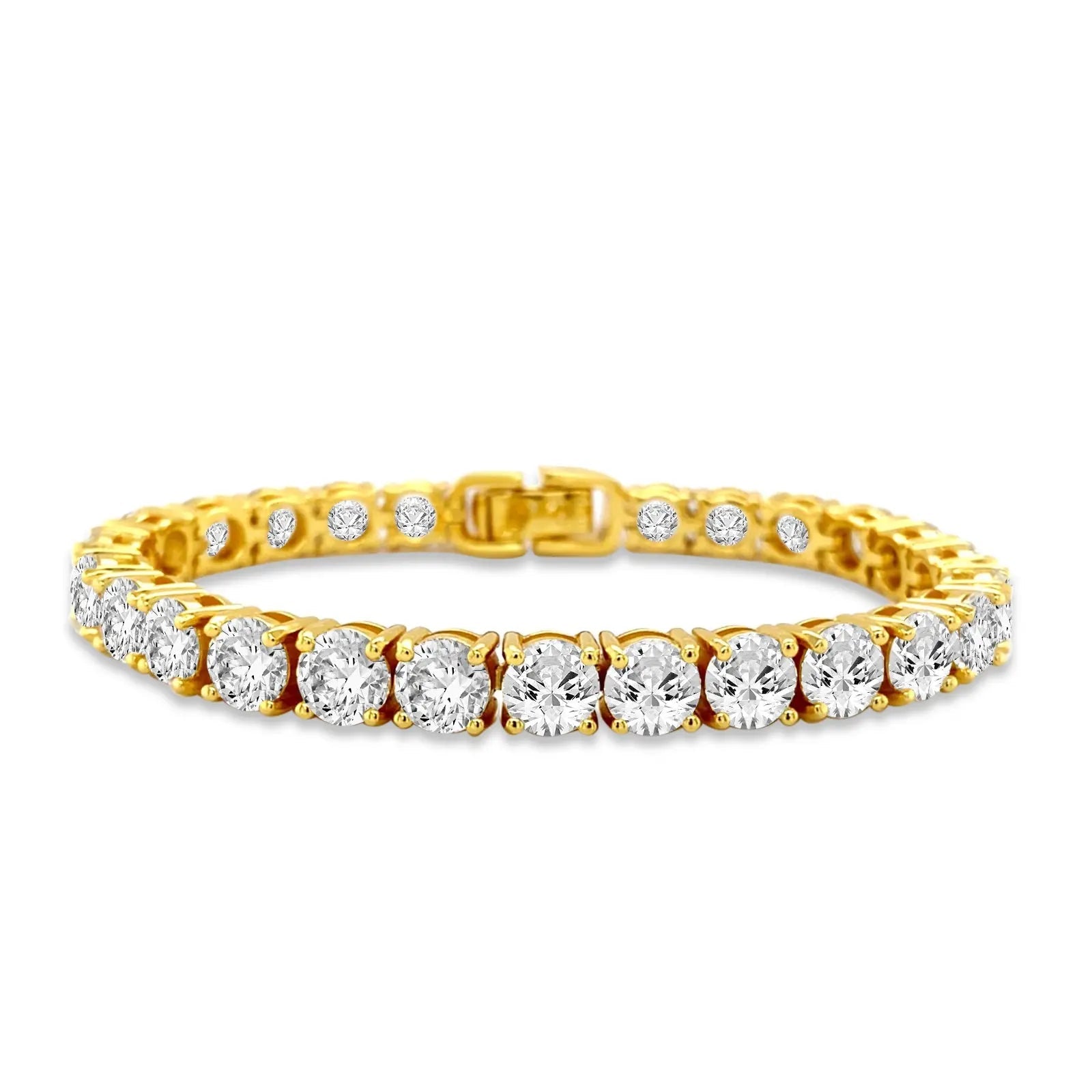 Luxe G Color 30 Carat Bracelet Four Prong in Gold