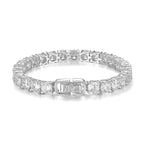 Luxe G Color 30 Carat Bracelet Four Prong in Platinum