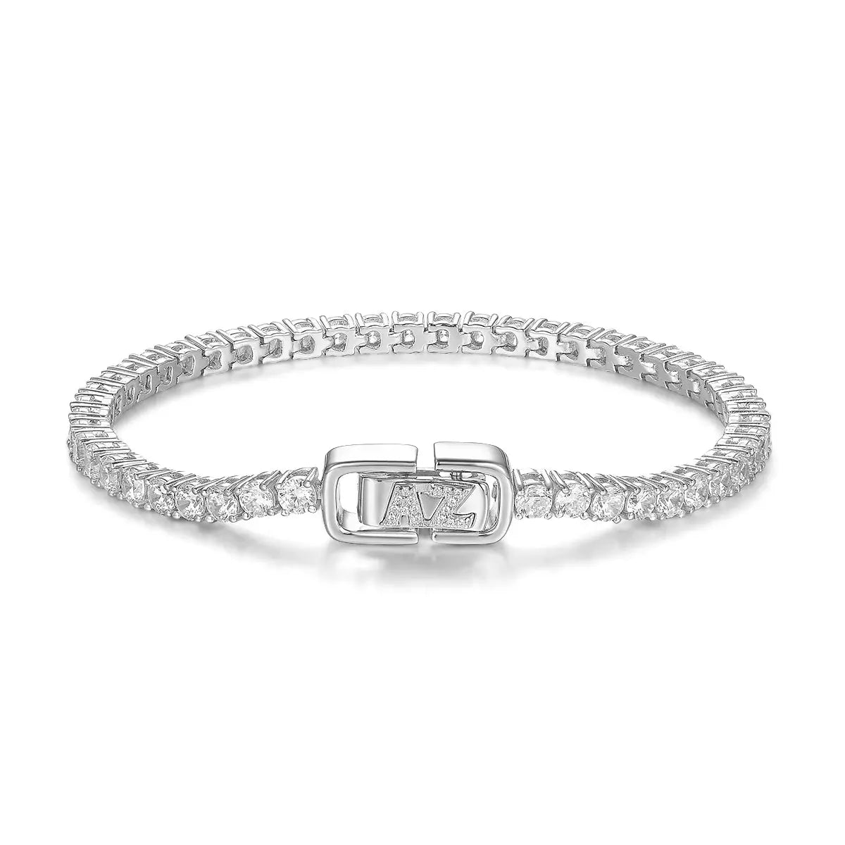 Luxe G Color 5 Carat Bracelet Four Prong in Platinum