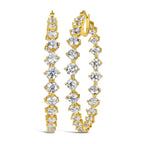 Manhattan Hoop Earrings in Yellow Gold