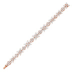 Lab Grown Multi-Cut Diamond Cluster Bracelet
