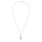 Lab Grown Marquise Diamond Bezel Pendant With Bail