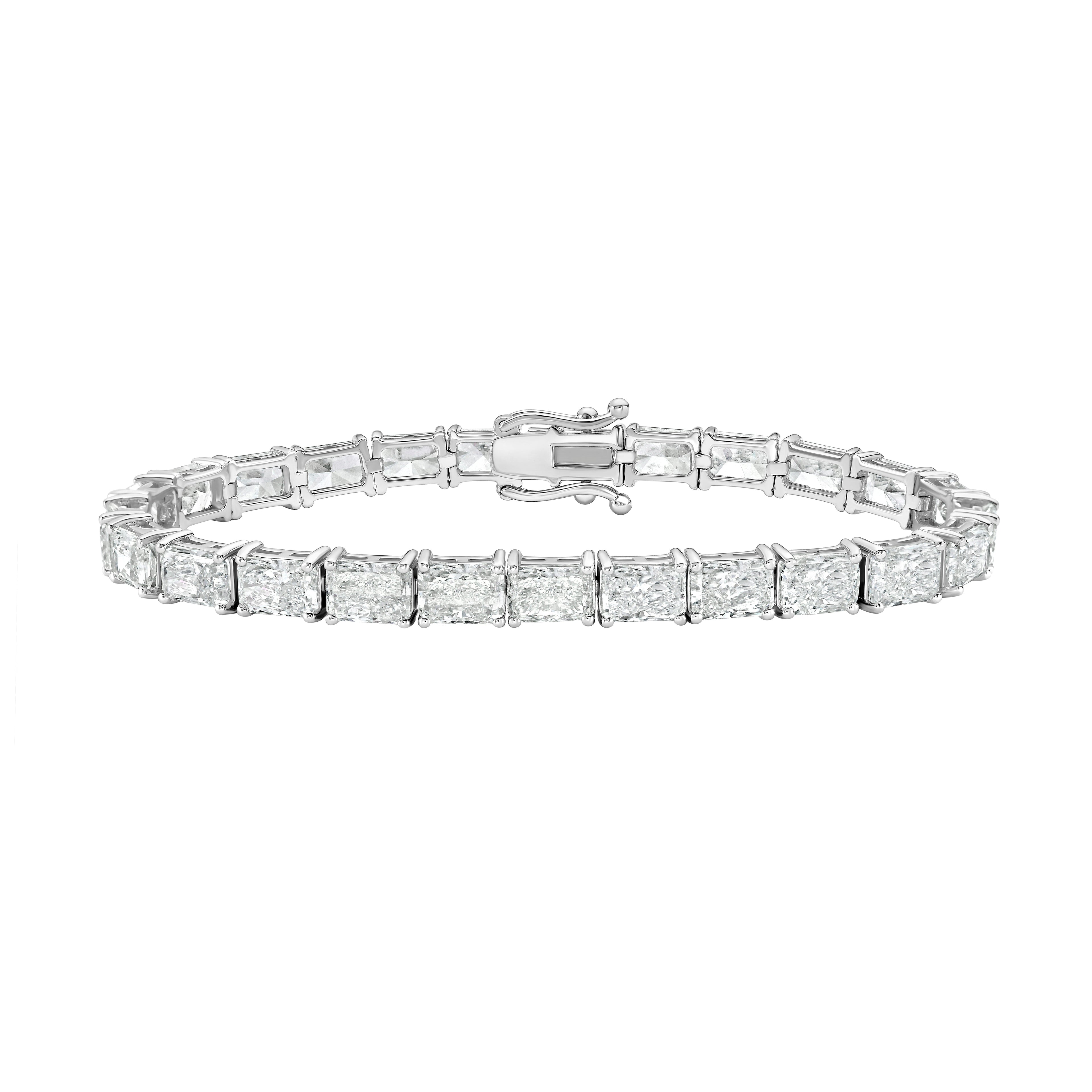 Lab Grown East-West Radiant Diamond Bracelet